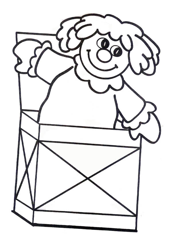 jack in the box coloring pages - photo #26