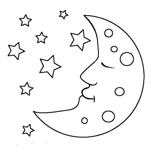tale of a moon coloring pages - photo #29