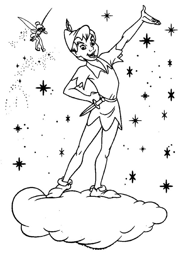 i love tinkerbell coloring pages - photo #19
