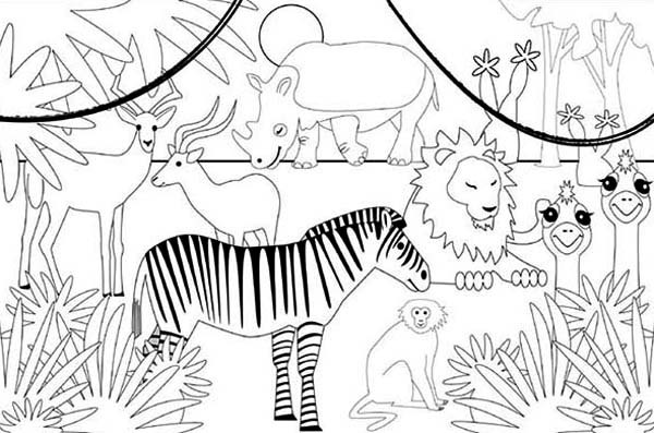 safari guide coloring pages - photo #36