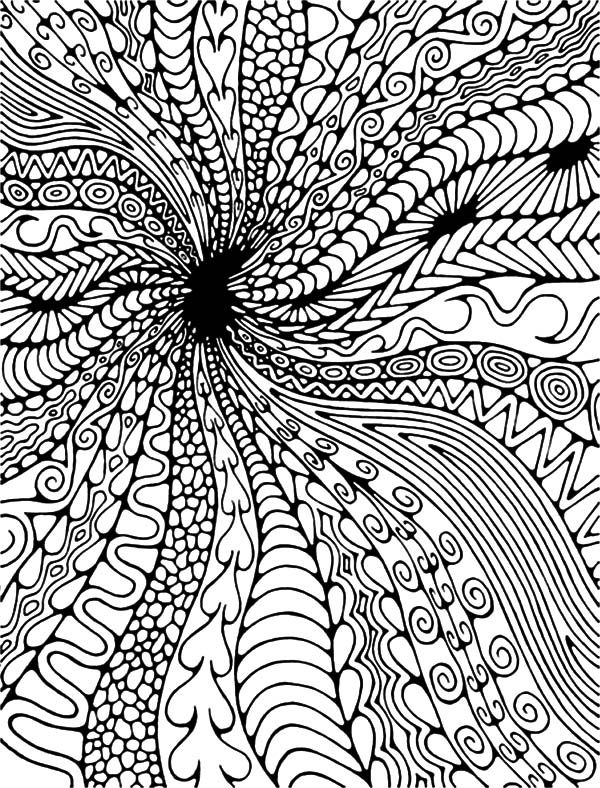 abstract black and white coloring pages - photo #11