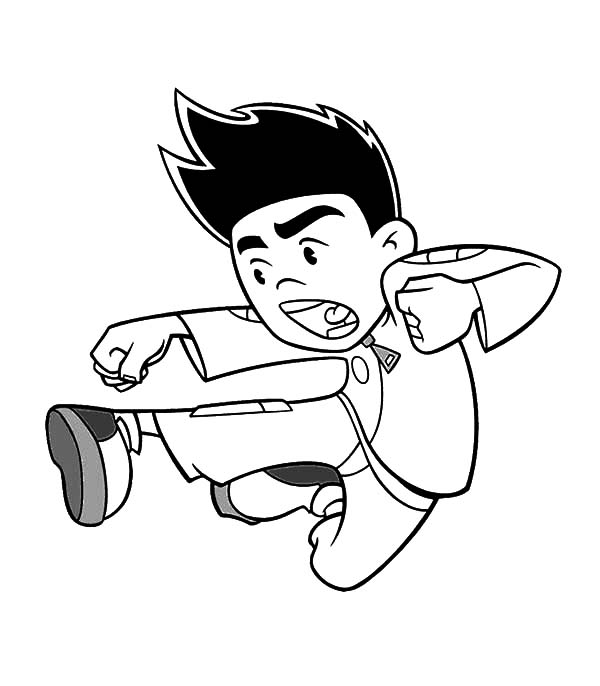 jake long american dragon coloring pages - photo #42