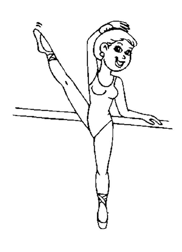 dance ballet positions coloring pages - photo #45