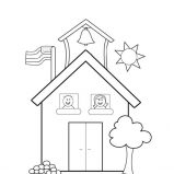 Kindergarten, Experience First Day Of Kindergarten Coloring Page: Experience First Day of Kindergarten Coloring Page