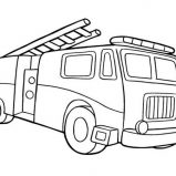 Fire Truck, Fire Truck Coloring Page For Kids: Fire Truck Coloring Page for Kids