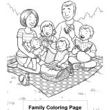 Family, Lovely Vacation With My Family Coloring Page: Lovely Vacation with My Family Coloring Page