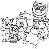 Timmy Time, All Characters Of Timmy Time Coloring Page: All Characters of Timmy Time Coloring Page