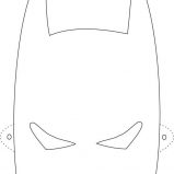Mask, Mask Of Batman Coloring Page: Mask of Batman Coloring Page