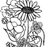Plants, Various Type Of Flower Plants Coloring Page: Various Type of Flower Plants Coloring Page