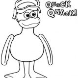 Timmy Time, Yabba The Duckling From Timmy Time Coloring Page: Yabba the Duckling from Timmy Time Coloring Page