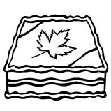 Canada Day Event, Delicious Canada Day Event Cake Decoration Coloring Pages: Delicious Canada Day Event Cake Decoration Coloring Pages