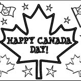 Canada Day Event, Merry Celebration On Canada Day Event Coloring Pages: Merry Celebration on Canada Day Event Coloring Pages