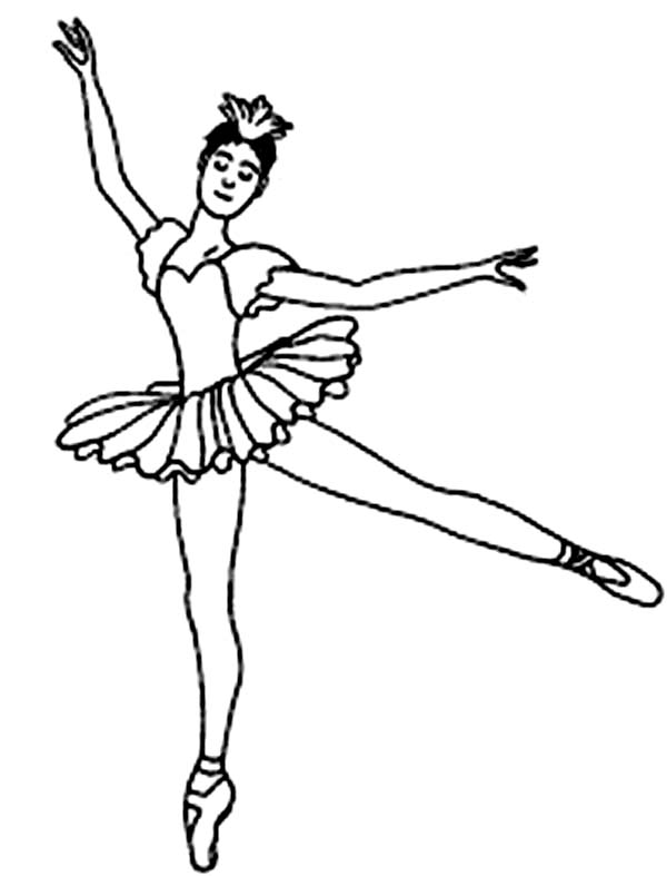 Ballet, : Ballet Coloring Pages