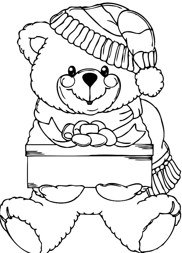 Holidays Grand Parent Teddy Bear Coloring Pages : Coloring Sky