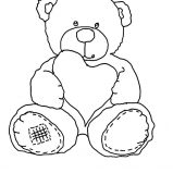 Holidays Teddy Bear, Holidays Teddy Bear Coloring Pages For Kids: Holidays Teddy Bear Coloring Pages for Kids